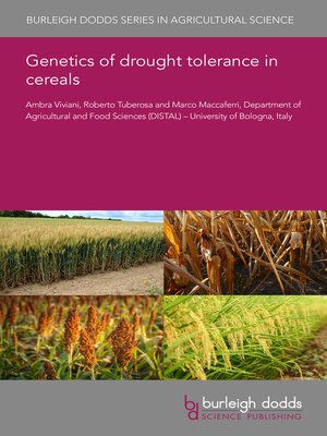cover image of Genetics of drought tolerance in cereals
